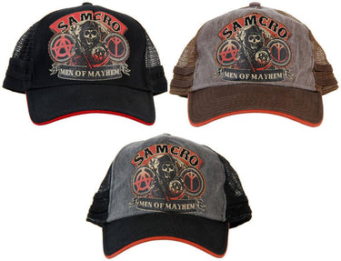 SAMCRO Men of Mayhem Adjustable Trucker Hat